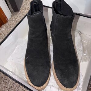 Black Suede Men's Boots